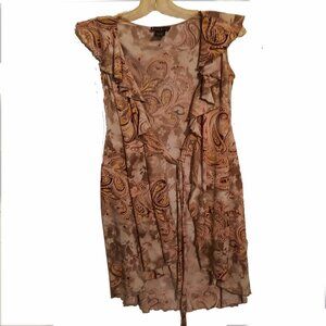 Bebe Wrap Around Nude Color with Red, Green, and Blue Size Small